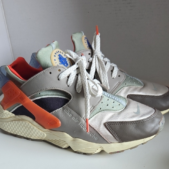 Nike Air Huarache PRM (Mens Size 12) Shoes DV0781 001 Enigma Stone Racer Blue - Picture 4 of 8